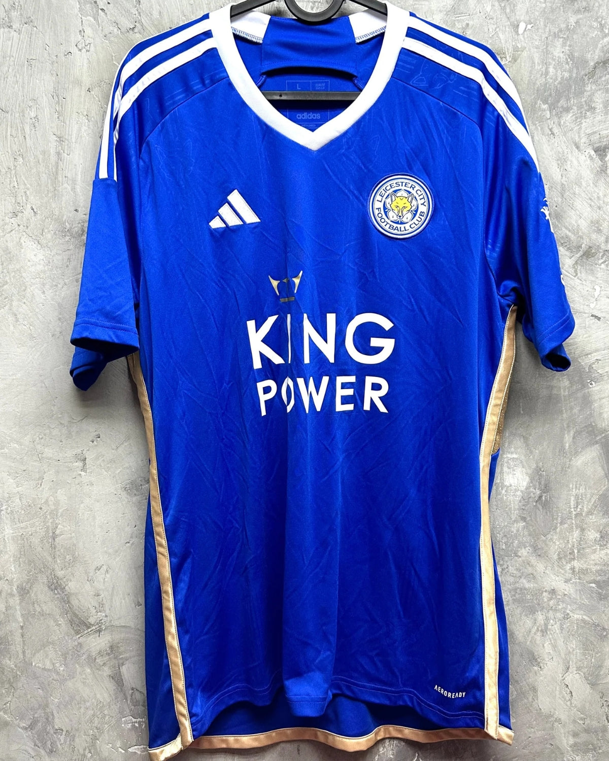 VARDY JAMIE 2023-24 (Lei) - Jersey Legends