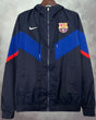 BARCELONA WINDBREAKER with hoodie (2024-25) - Jersey Legends