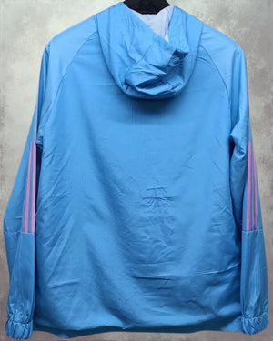 ITALY WINDBREAKER with hoodie (2024-25) - Jersey Legends