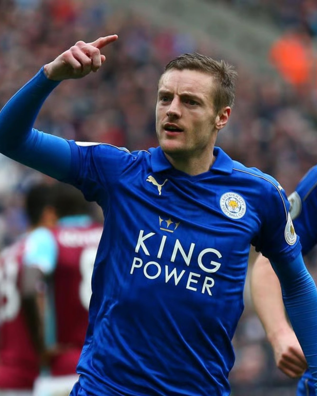 VARDY JAMIE 2016-17 (Lei) - Jersey Legends